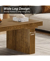 Tribesigns Rectangle Coffee Table: 47.24