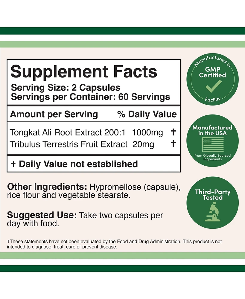 Double Wood Supplements Tongkat Ali Extract