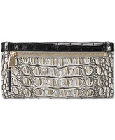 Brahmin Cordelia Chrome Azurine Leather Wallet