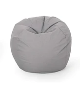 Streamdale Furniture Chrisholm Light Grey Bean Bag (25 in. x 34 in. x 34 in.)