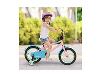 Hongge Kids Bike with Adjustable Handlebar and Saddle Pink