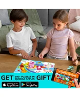 Quokka Puzzles for Toddlers 3-5 – 3 x 36 Pieces Floor Puzzles for Kids Ages 2-4