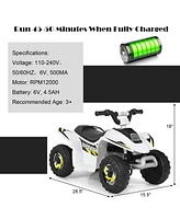 Hongge 6V Kids Electric Atv 4 Wheels Ride-On Toy