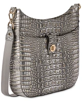 Brahmin Leia Melbourne Embossed Leather Crossbody