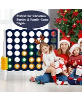 Sugift 4-to-Score 4 in A Row Giant Game Set for Kids Adults Family Fun