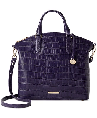 Brahmin Duxbury Voltage Violet Sirona Large Leather Satchel