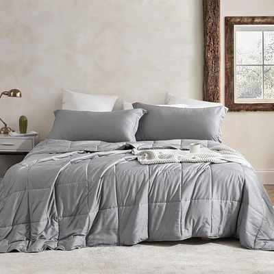 Menopleasing - Coma Inducer Oversized Cooling Comforter Set - Ultimate Gray