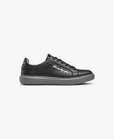 Karl Lagerfeld Paris Men's Embroidered Signature Logo Sneaker