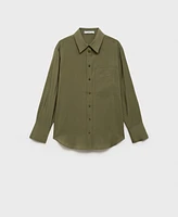 Mango Women's Pocket Modal Shirt