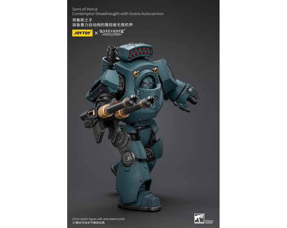 Warhammer Sons of Horus Contemptor Dreadnought with Gravis Autocannon 1/18 Scale 40K: The Horus Heresy | Joy Toy