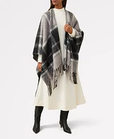 Radley London Fluffy Check Poncho