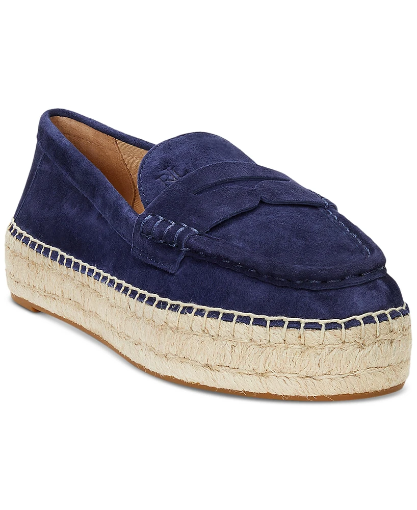Lauren Ralph Women's Luize Espadrille Loafer Flats