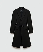 Mango Women's Structured Double Fabric Coat