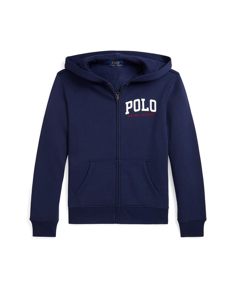 Polo Ralph Lauren Big Boys Logo Fleece Full-Zip Hoodie Sweatshirt