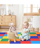 Hongge 58 Inch Toddler Foam Play Mat Baby Folding Activity Floor Mat