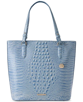 Brahmin Ezra Melbourne Large Embossed Leather Tote