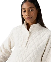 Sanctuary Women's Quilted Popover Sweatshirt