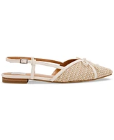 Dv Dolce Vita Women's Carsen Bow Pointed-Toe Slingback Flats