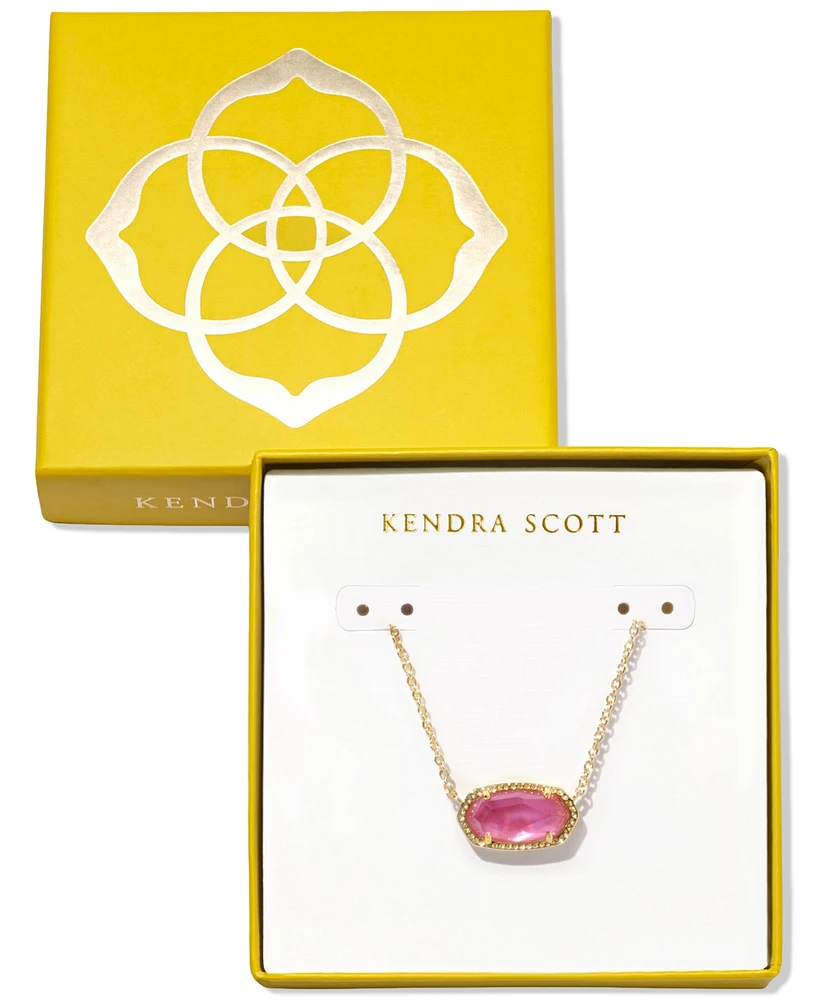 Kendra Scott Mother-of-Pearl Pendant Necklace, 15" + 2" extender