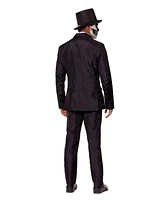 Suitmeister Men's Halloween Costume - Skeleton Grunge Black