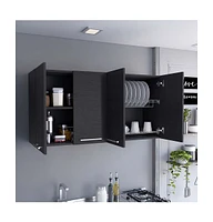 Depot E-shop Oceana 120 Wall Cabinet, Four Doors, Two Cabinets, Shelves