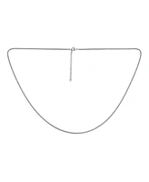 Bling Jewelry Thin Strong Simple Basic 2MM Yellow Rose Gold Plated Silver Tone Stainless Steel Basic Venetian Box Link Chain Necklace