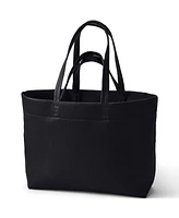 Lands' End Women's Faux Leather Tote