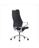 Decent Living Executive Premium Leather Office Chair with Full Height Back