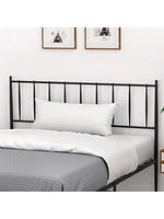 gaomon Bed Frame With Headboard, Metal Platform Bed Frame With Storage, No Box Spring Needed