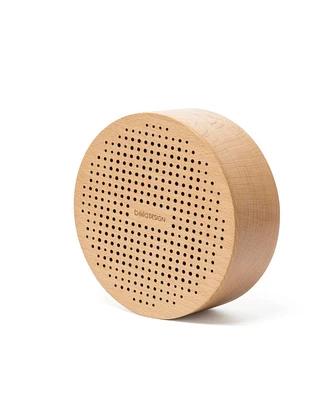 Decent Living Germany Beech Wooden Speaker Round Dot