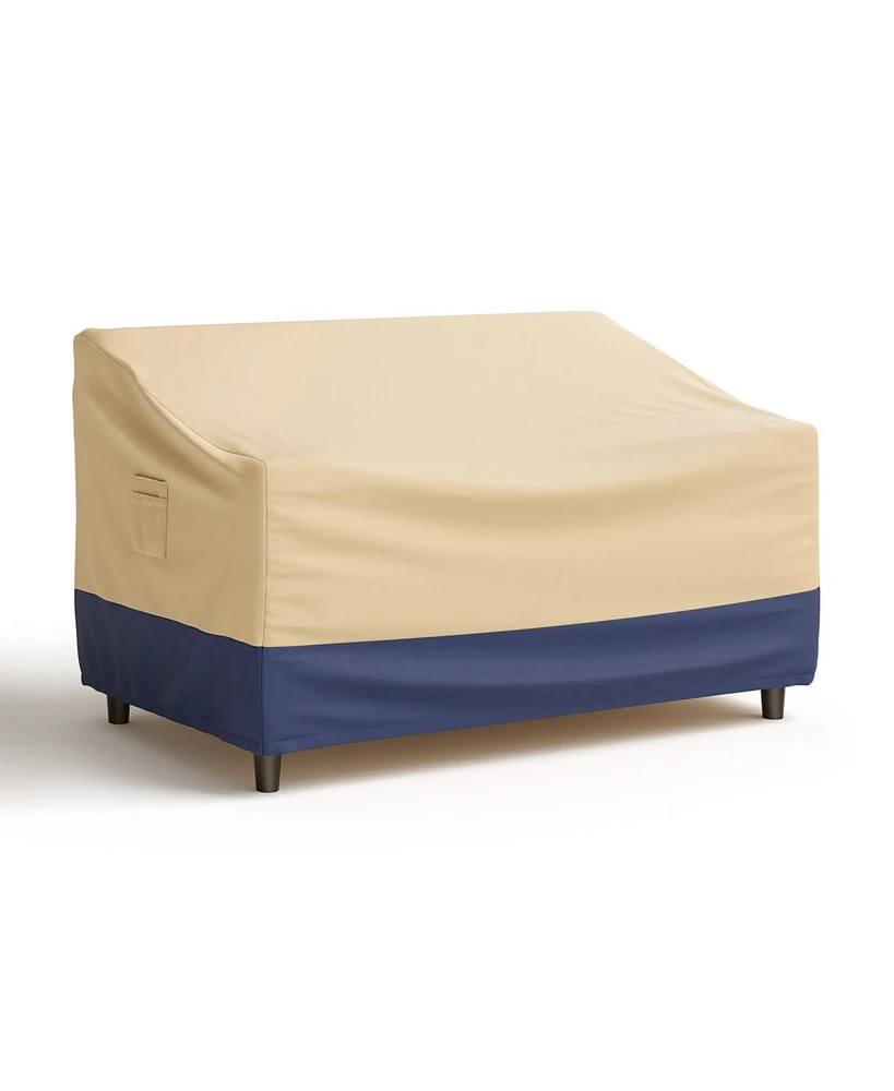 Gouun Patio Furniture Cover with Padded Handle and Click-Close Straps
