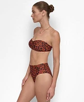 Dkny Womens Bandeau Bikini Top Bottoms