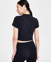 Nike Women's Chill Knit Cropped Logo T-Shirt