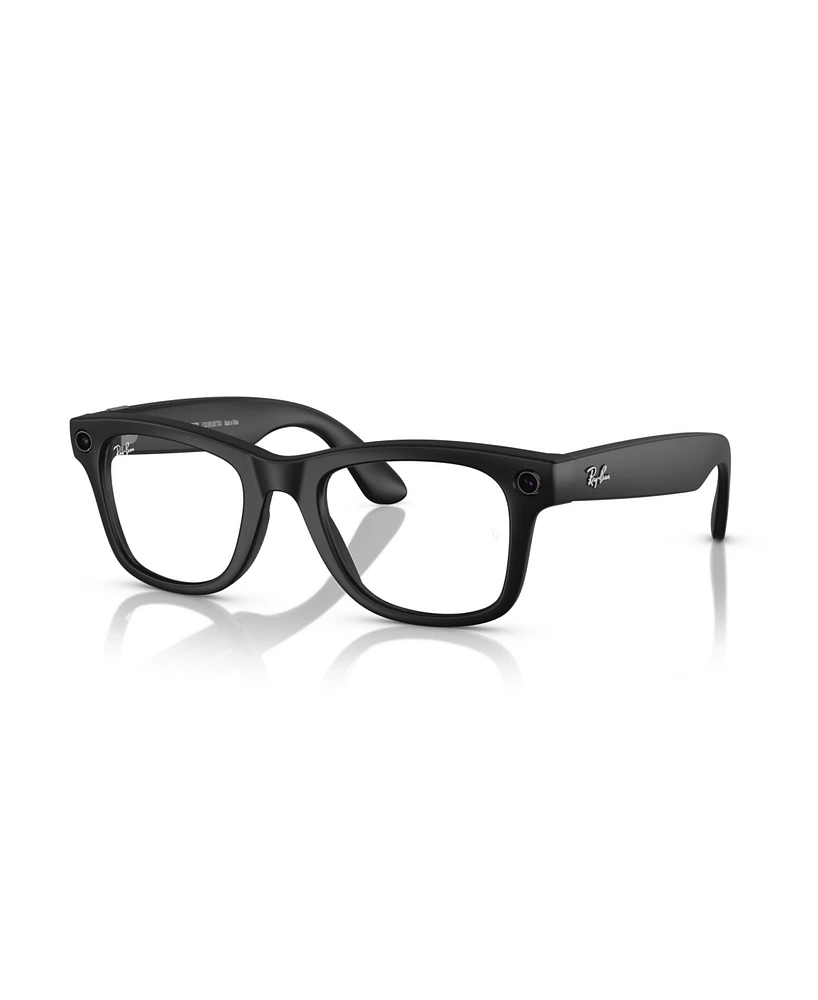 Ray-Ban Meta Wayfarer Unisex Photocromic Transition Ai Sunglasses, RW4006
