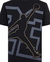 Jordan Big Boys Jumpman Shine Graphic Tee