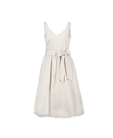 Hope & Henry Women's A-Line Dress with Sash