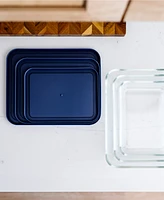 Dura Living 12-Piece Rectangular Nesting Food Storage and Meal Prep Container Set