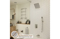Casainc 10 Inch 3 Function Rainfall Shower System with Tilt Head and Waterfall Tub Spout