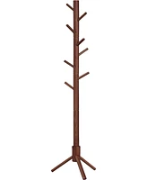 Songmics Home Tree-Shaped Coat Rack with 8 Hooks