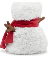 Warmies Microwavable French Lavender Scented Plush Red Scarf Snowman