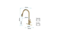 Slickblue Kitchen Faucet with Pull-Out Spray for Versatile Functionality and Effortless Cleaning