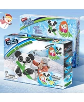 Wham-o Snowman Diy Craft Kit, Creative Snowman Decorating Kit for Kids - Panda / Mermaid