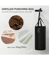 Soozier Heavy Bag Wall Mount Set with Unfilled Punching Bag & Bracket