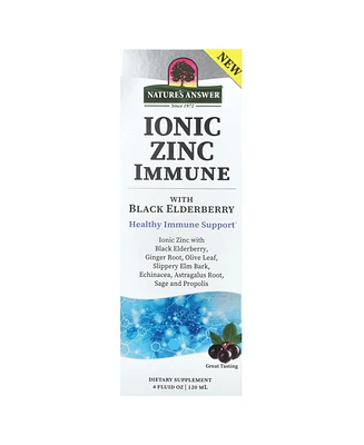 Nature's Answer Ionic Zinc Immune with Black Elderberry