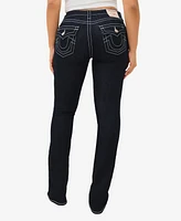 True Religion Women's Becca Big T Flap Bootcut Jeans