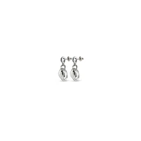 UNOde50 Sterling Silver Metal Clad Earring with Hoops