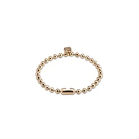 UNOde50 Sterling Silver and 18K Gold-Plated Ball Shaped Bracelet