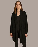 Donna Karan New York Women's Open-Front Long Cardigan