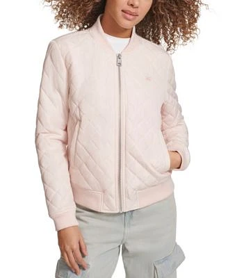 Levis Womens Diamond Quilted Casual Bomber Jacket Xs 4x