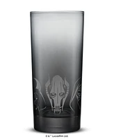 JoyJolt Star Wars Dark Side Tall Drinking Glasses, Set of 4